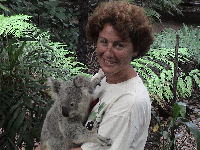 Sarah with Koala at Lone Pine