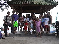 The whole gang at Padangbai