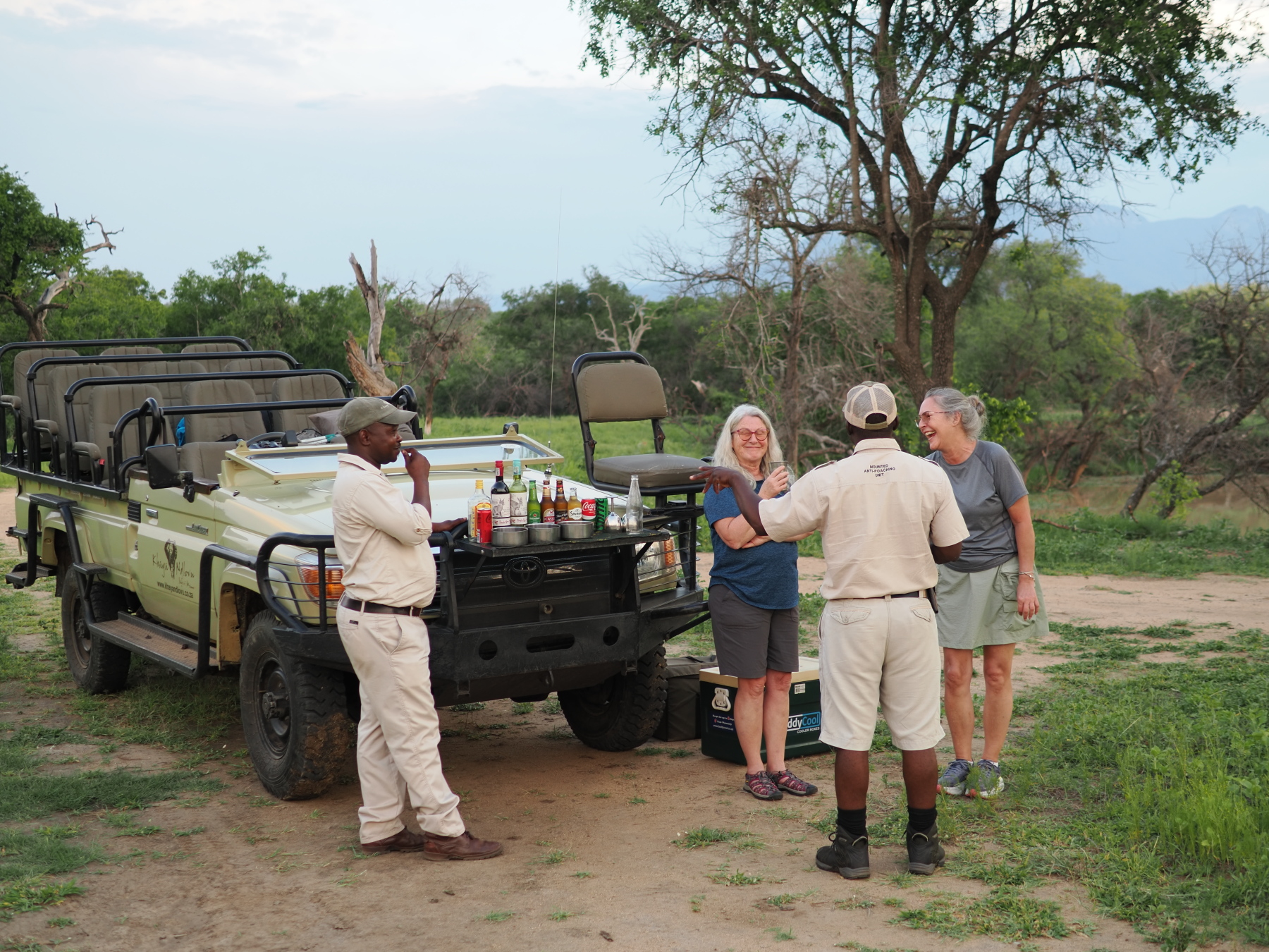 Sundowner with Sammy and Vusi