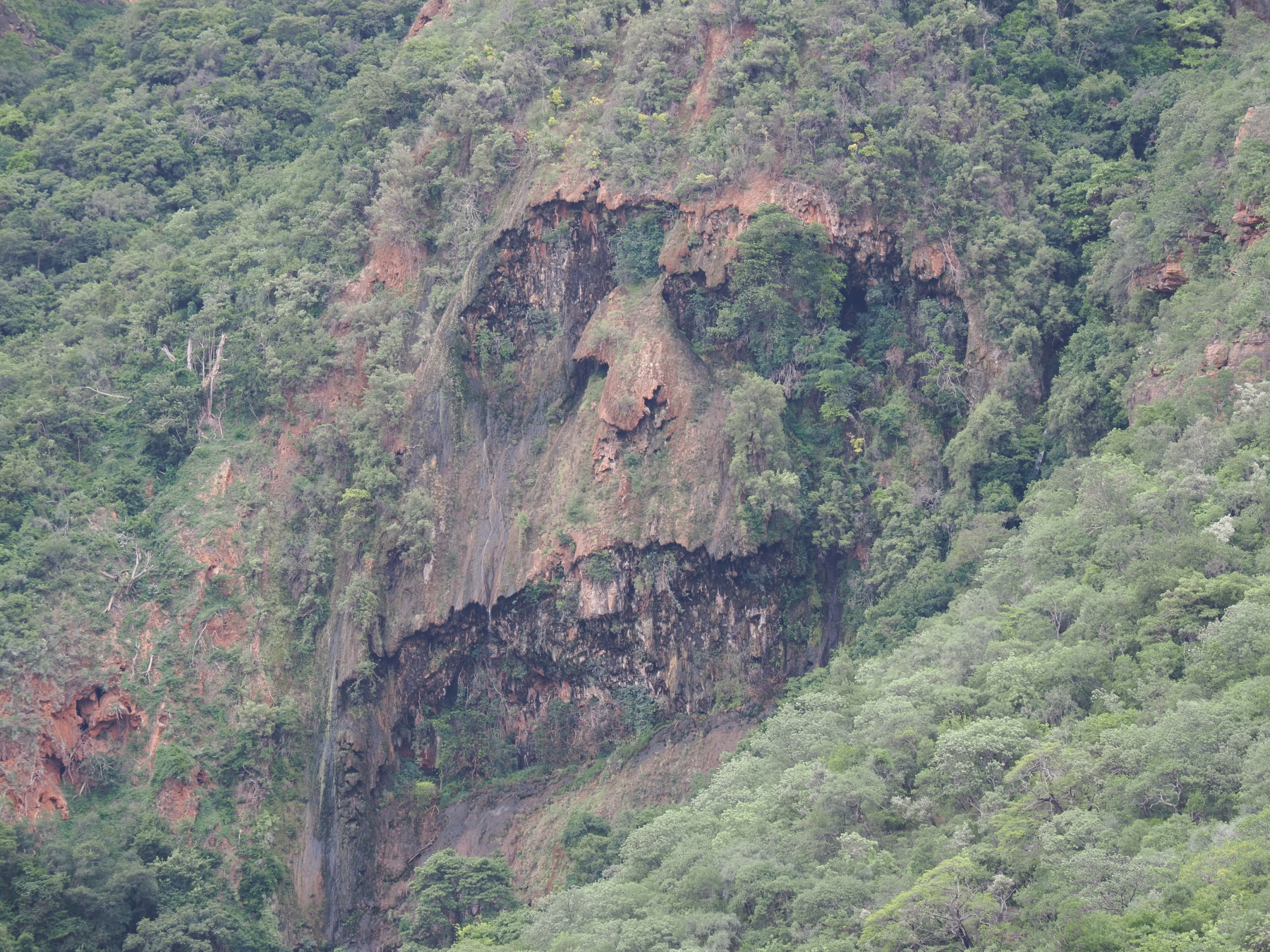 The "weeping face of nature"