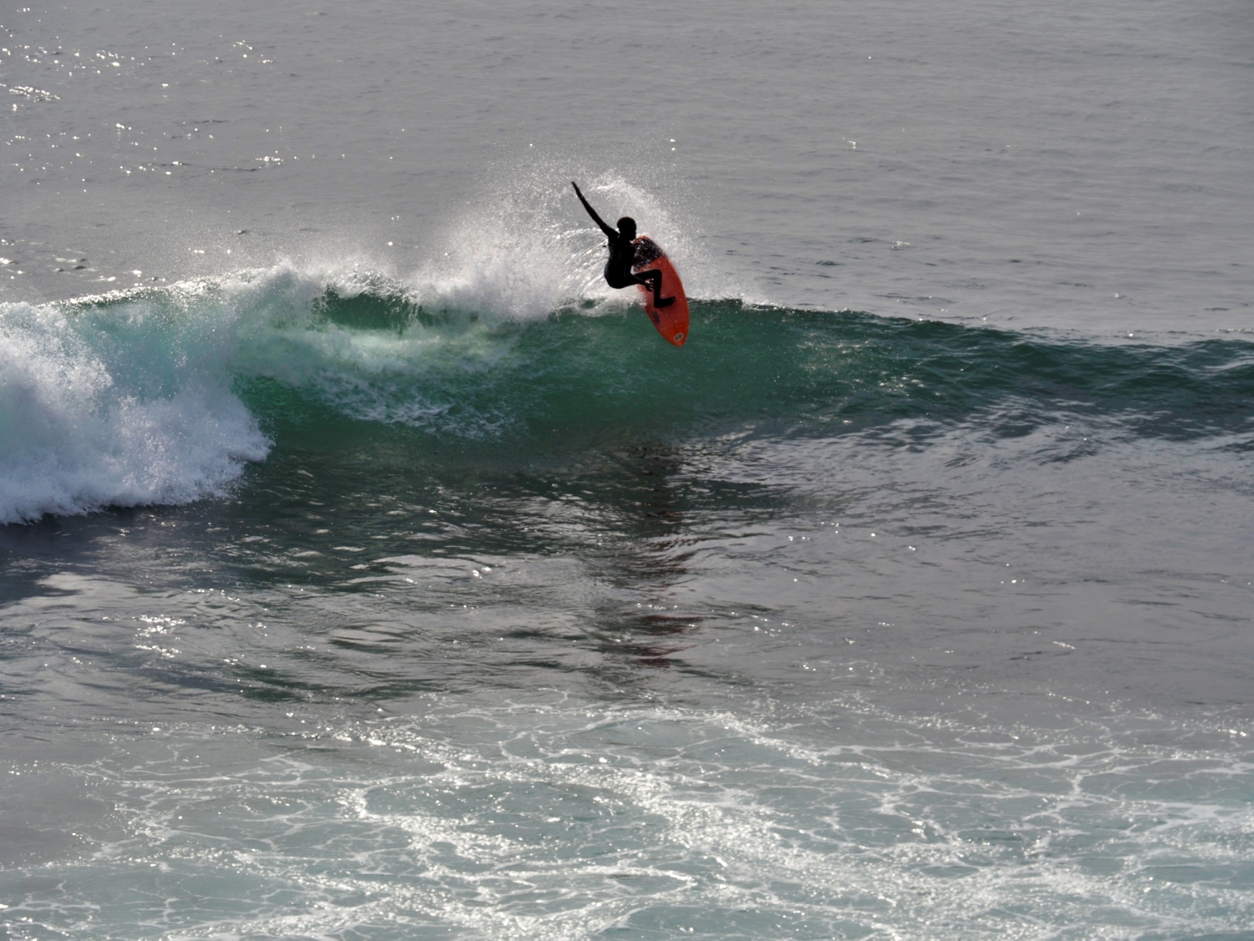 Local surfers in Dakar