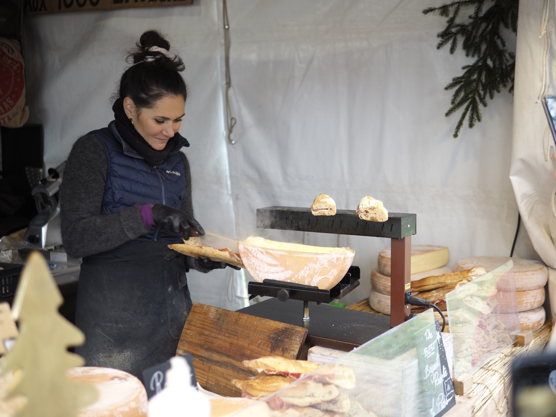 Even cheese on baguettes tastes better in Paris