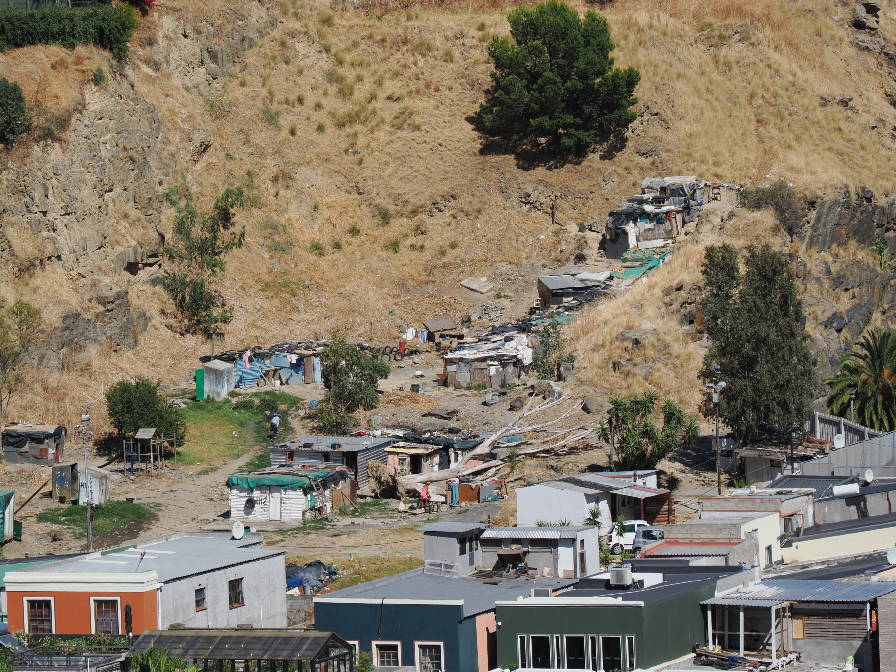 Squatters near Bo-kaap