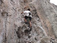Mark climbing