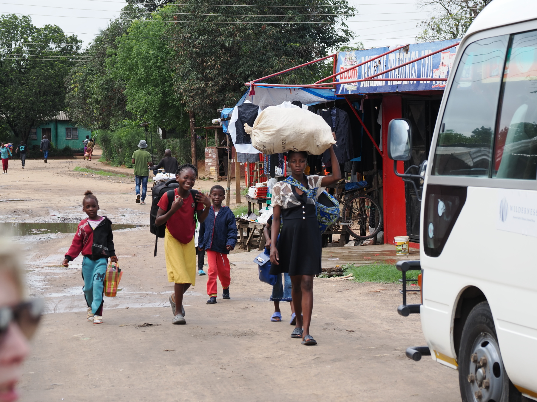Helping Mum go to the market