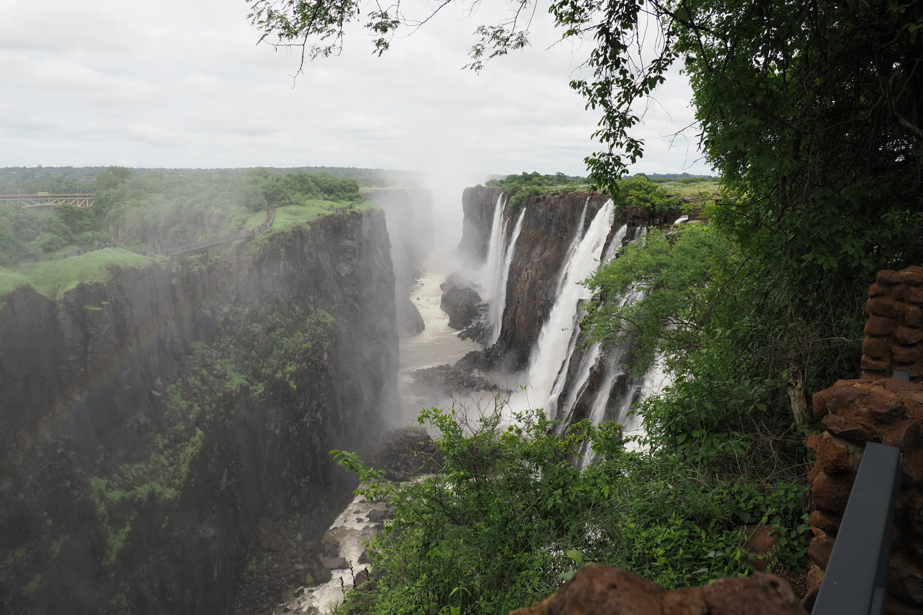 Vic Falls from the Zambian side