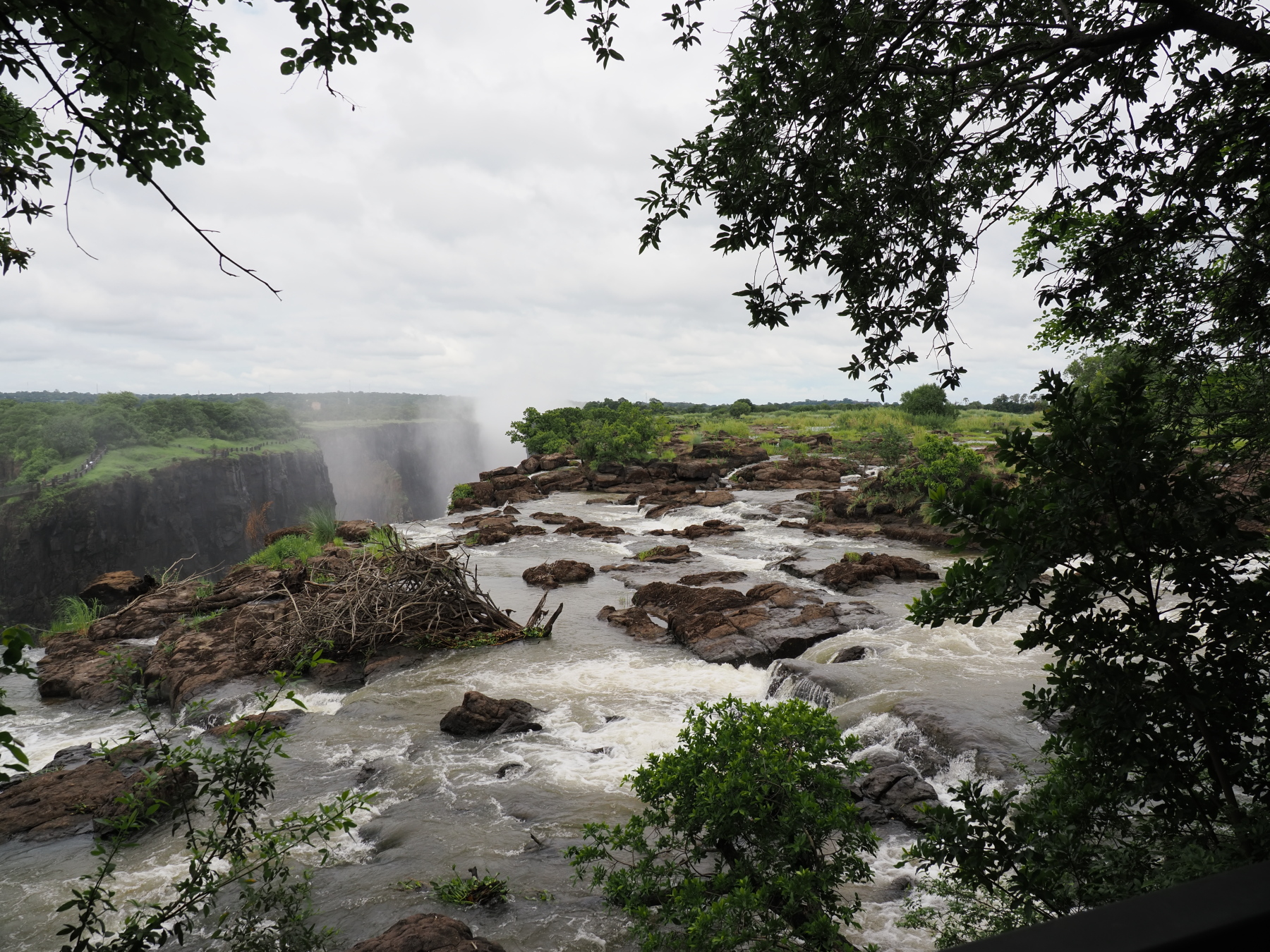 Vic Falls from the Zambian side