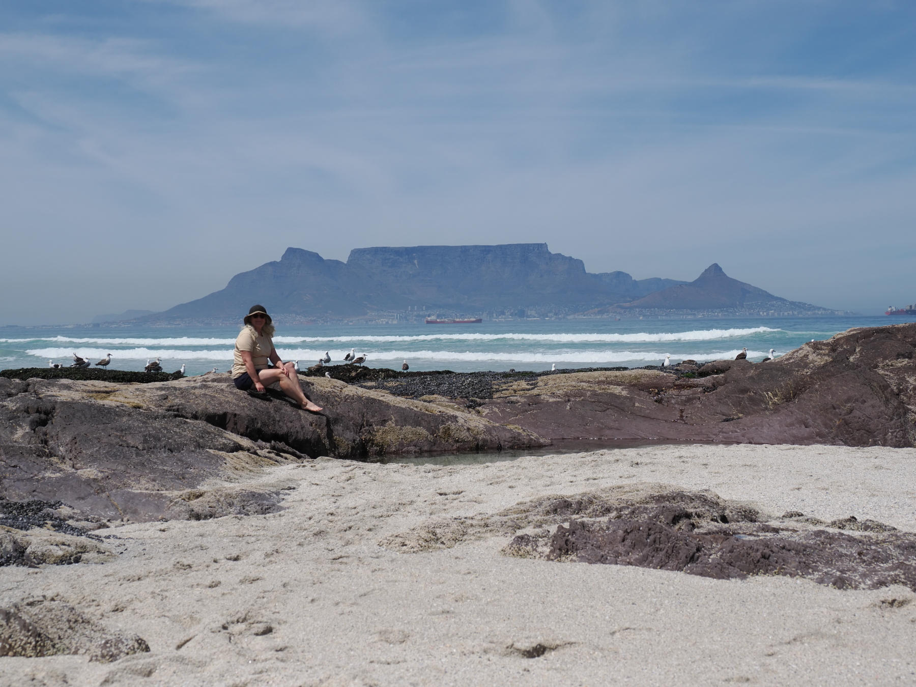 Table Mountain from Bloubergstrand