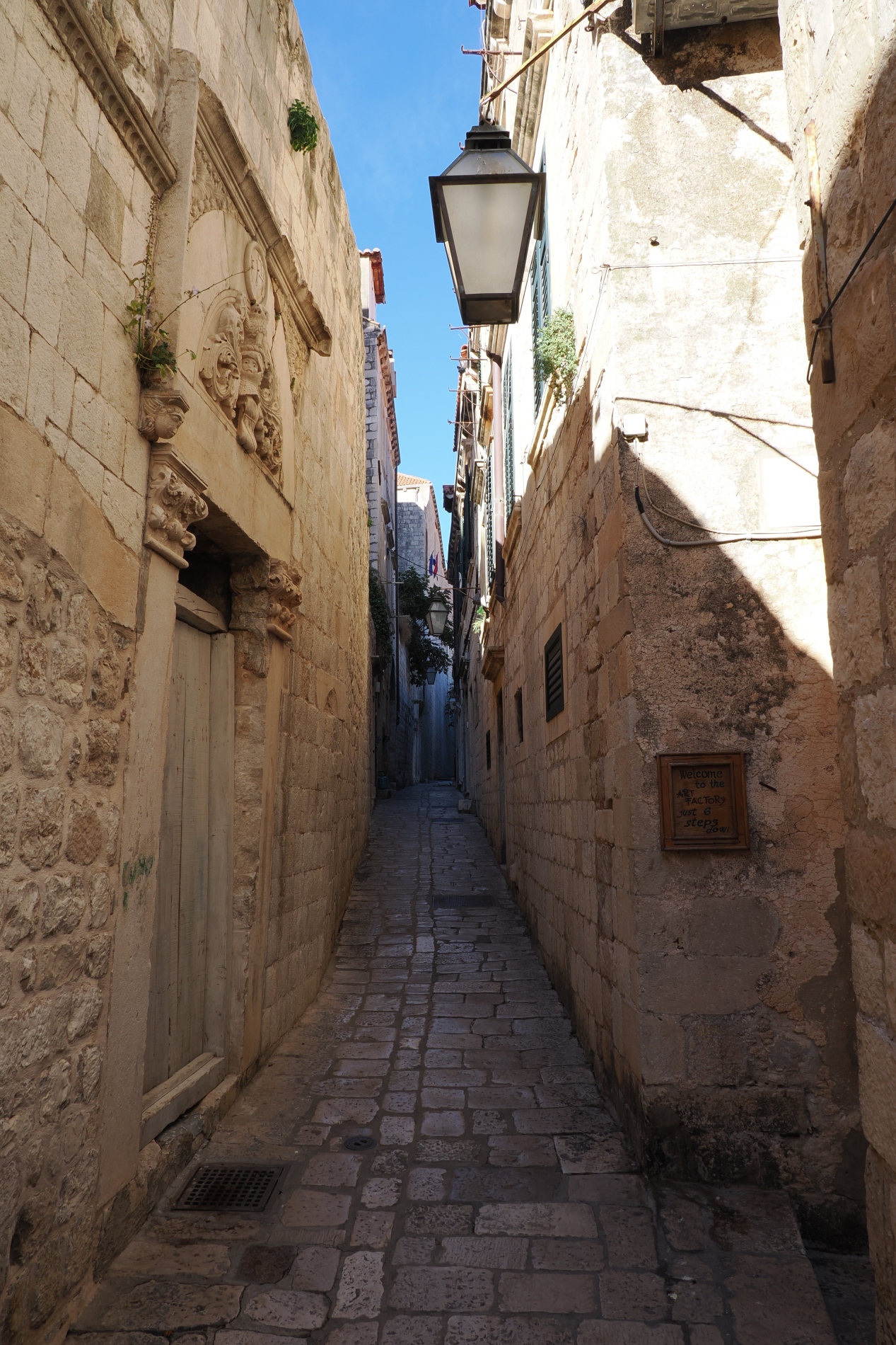 The path to our hotel: The Rilati Palace
